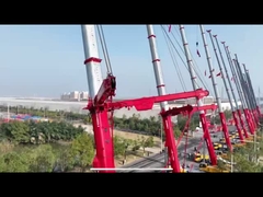 ट्रक क्रेन निर्माण उपकरण 400-500L ईंधन टैंक क्षमता के साथ