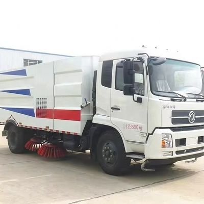210hp 12cbm सड़क स्वीपिंग ट्रक, छोटे सड़क क्लीनर ट्रक यूरो 2 4x2