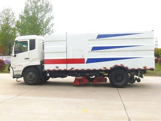 210hp 12cbm सड़क स्वीपिंग ट्रक, छोटे सड़क क्लीनर ट्रक यूरो 2 4x2