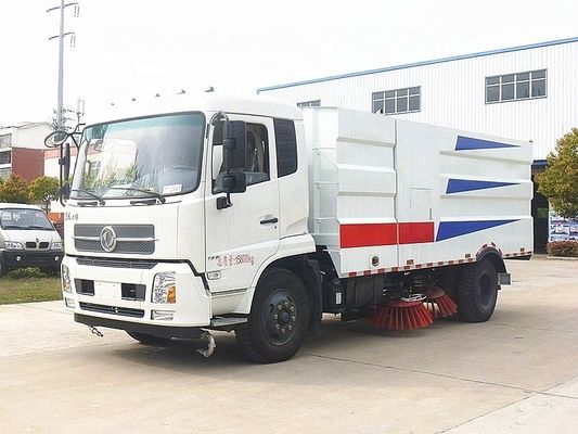 210hp 12cbm सड़क स्वीपिंग ट्रक, छोटे सड़क क्लीनर ट्रक यूरो 2 4x2