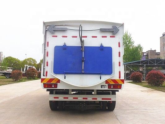 210hp 12cbm सड़क स्वीपिंग ट्रक, छोटे सड़क क्लीनर ट्रक यूरो 2 4x2