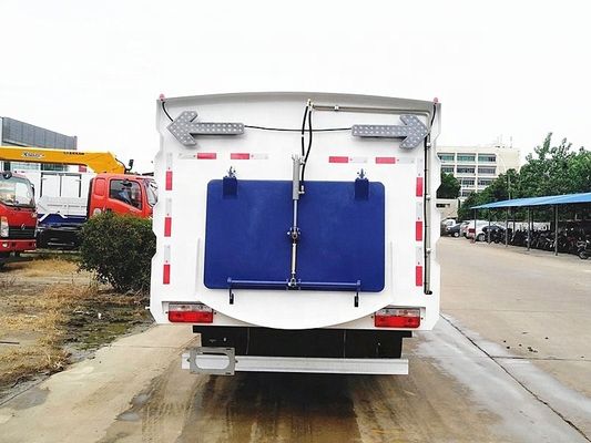 डोंगफेंग 8cbm सड़क स्वीपिंग ट्रक, सड़क स्वीपर वाहन 4x2 120hp