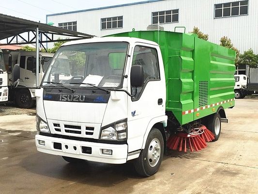 डोंगफेंग 8cbm सड़क स्वीपिंग ट्रक, सड़क स्वीपर वाहन 4x2 120hp
