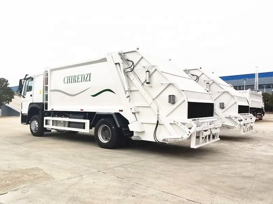 HOWO 15m3 कचरा compactor ट्रक, कचरा compactor वाहन यूरो 3