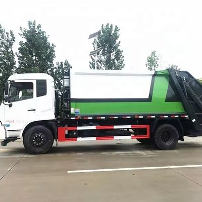 चीनी डोंगफेंग 12m3 कम्पैक्टर कचरा ट्रक कचरा कुचल ट्रक 4x2