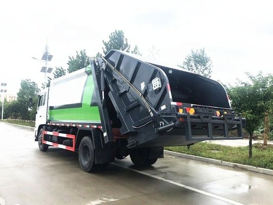 चीनी डोंगफेंग 12m3 कम्पैक्टर कचरा ट्रक कचरा कुचल ट्रक 4x2