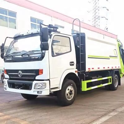 डोंगफेंग 8m3 कचरा कम्पैक्टर ट्रक कचरा बीन संग्रह कचरा के लिए डंप ट्रक