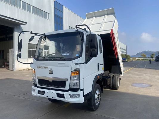 Sinotruck HOWO 5Tons डंप ट्रक 4X2 हल्के ट्रक छोटे टपर ट्रक कारखाने की कीमत के साथ बाएं हाथ ड्राइव