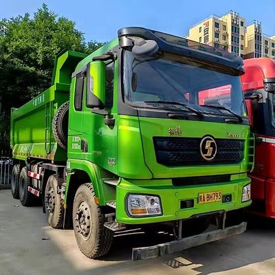 शैकमैन डंप ट्रक स्टॉक X3000 बाएं हाथ ड्राइव10 पहियों 6X4 टिपर ट्रक 385HP