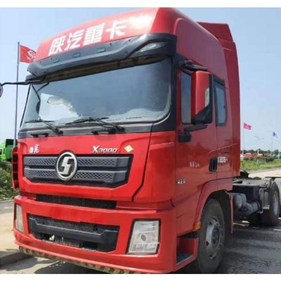 शैकमैन 8 व्हील टायर 400hp 60 टन टोलिंग ट्रक हेड ट्रैक्टर ट्रेलर राइट स्टीयरिंग