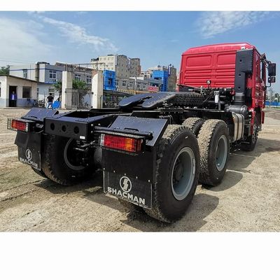 शैकमैन 8 व्हील टायर 400hp 60 टन टोलिंग ट्रक हेड ट्रैक्टर ट्रेलर राइट स्टीयरिंग