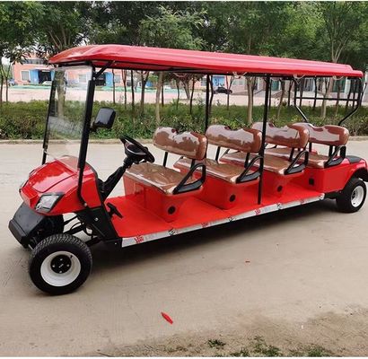 बाएं हाथ का ड्राइव इलेक्ट्रिक गोल्फ बग्गी लिथियम बैटरी संचालित गोल्फ कार्ट 2-10 सीटें