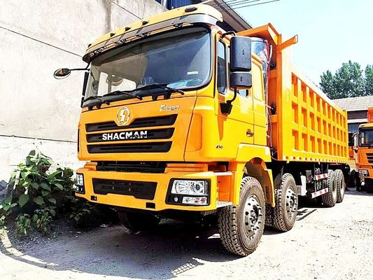 शैकमैन सीएनजी डंप ट्रक 6X4 8X4 टिपर ट्रक बाएं स्टीयरिंग यूरो 3 12 गियर