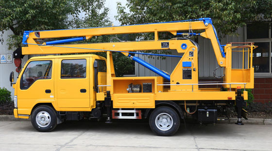 ISUZU Sinotruk चेसिस एरियल वर्किंग ट्रक 12 फोल्डिंग बूम एरियल वर्किंग वाहन फैक्टरी मूल्य के साथ
